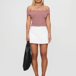 Gigi Wrap Skort White